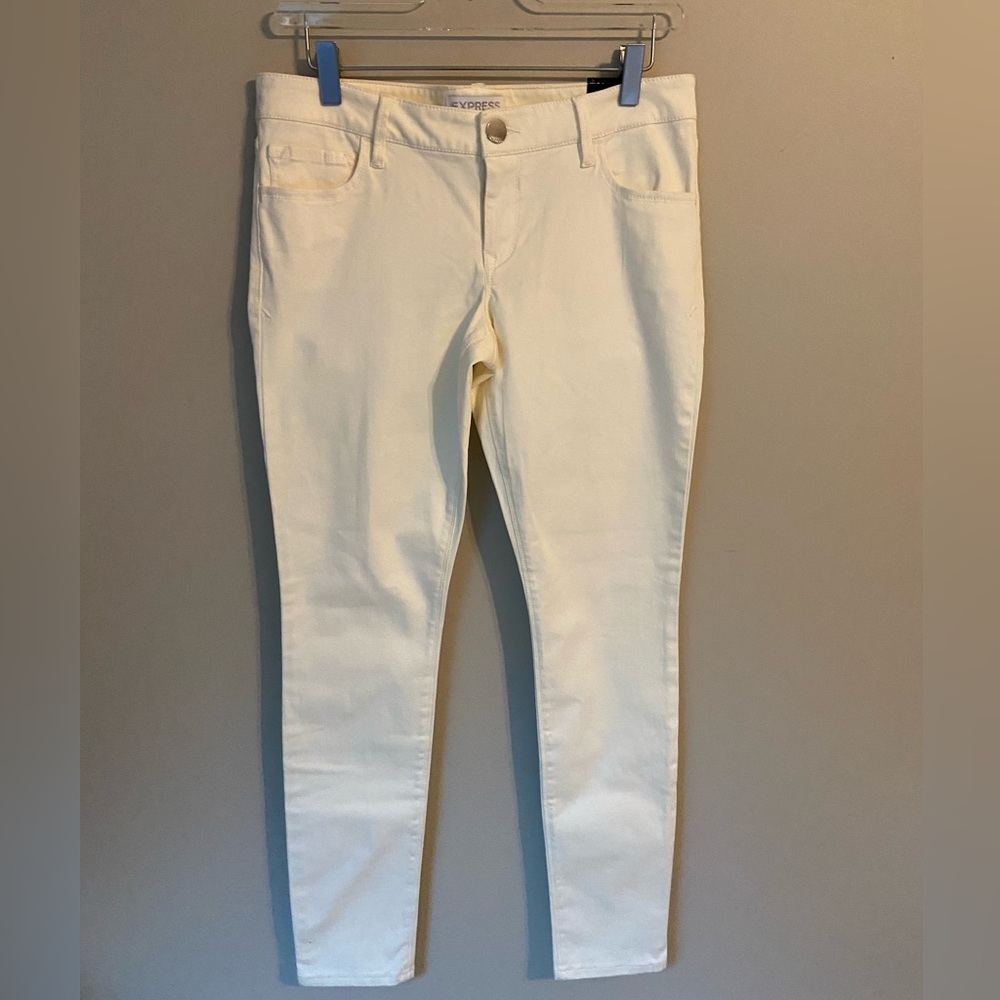Express Stella Jean Legging in Ivory | Size 6